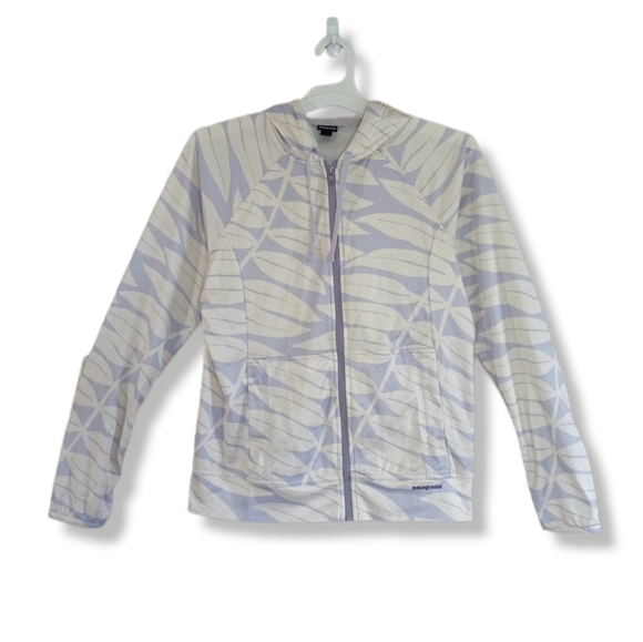 Patagonia Coastal Hideaway Suncover Hoodie Full Zip Purple Womens Sz Small - Picture 2 of 7